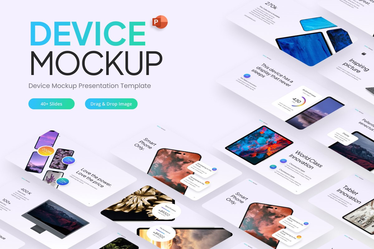 Device Mockup PowerPoint Template | Nulivo Market
