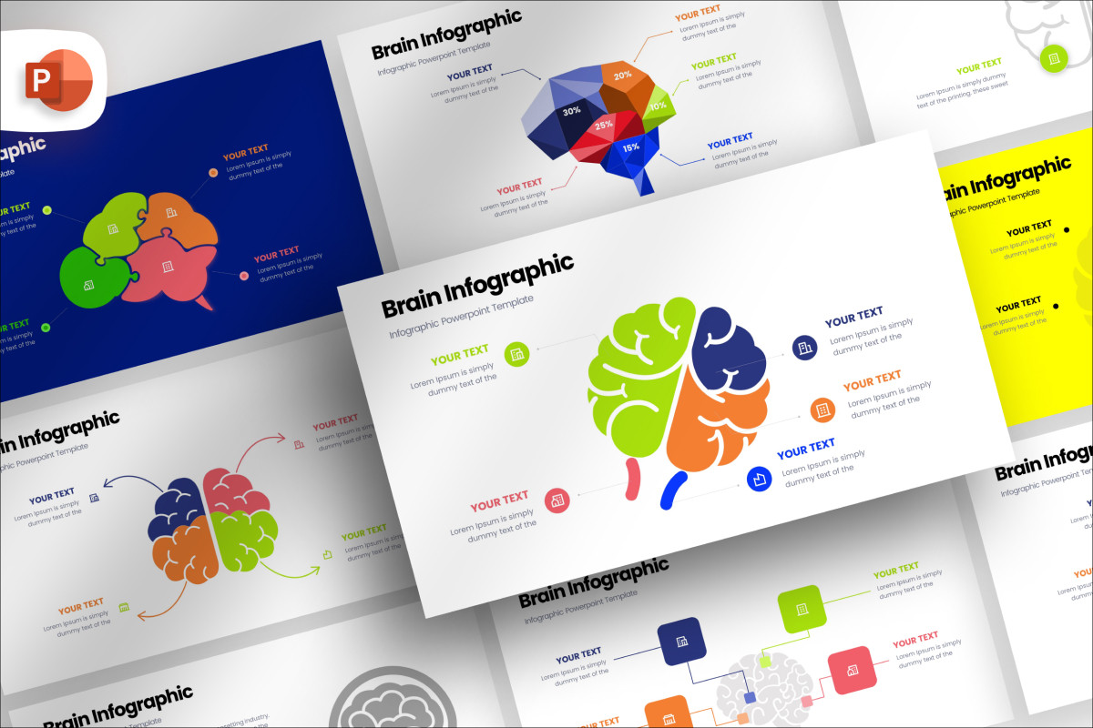 Brain - Infographic PowerPoint Template | Nulivo Market
