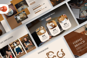 Coffee Shop - Infographic Presentation Template