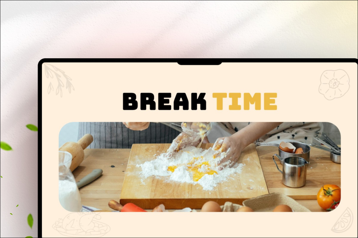 Powerpoint Cooking Course Cooking Class Presentation Template | Nulivo Market