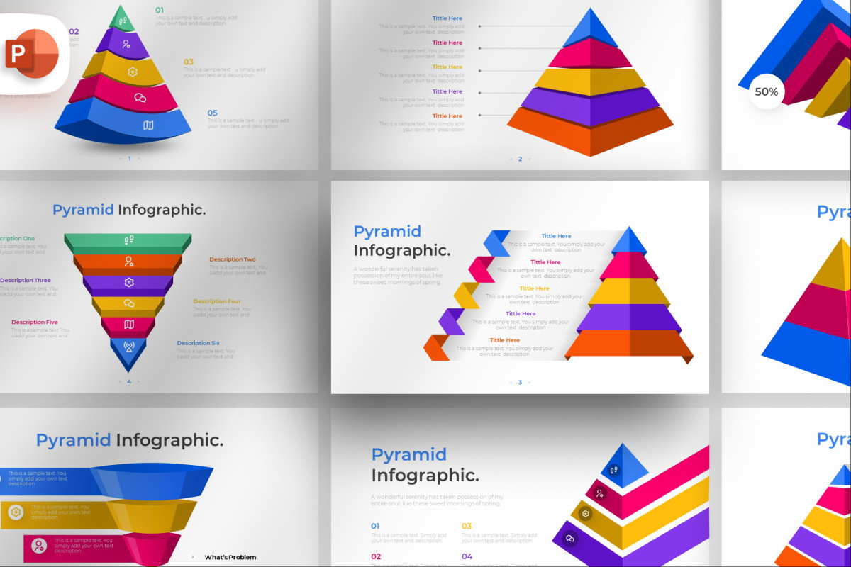 Pyramid PowerPoint Infographic Template | Nulivo Market