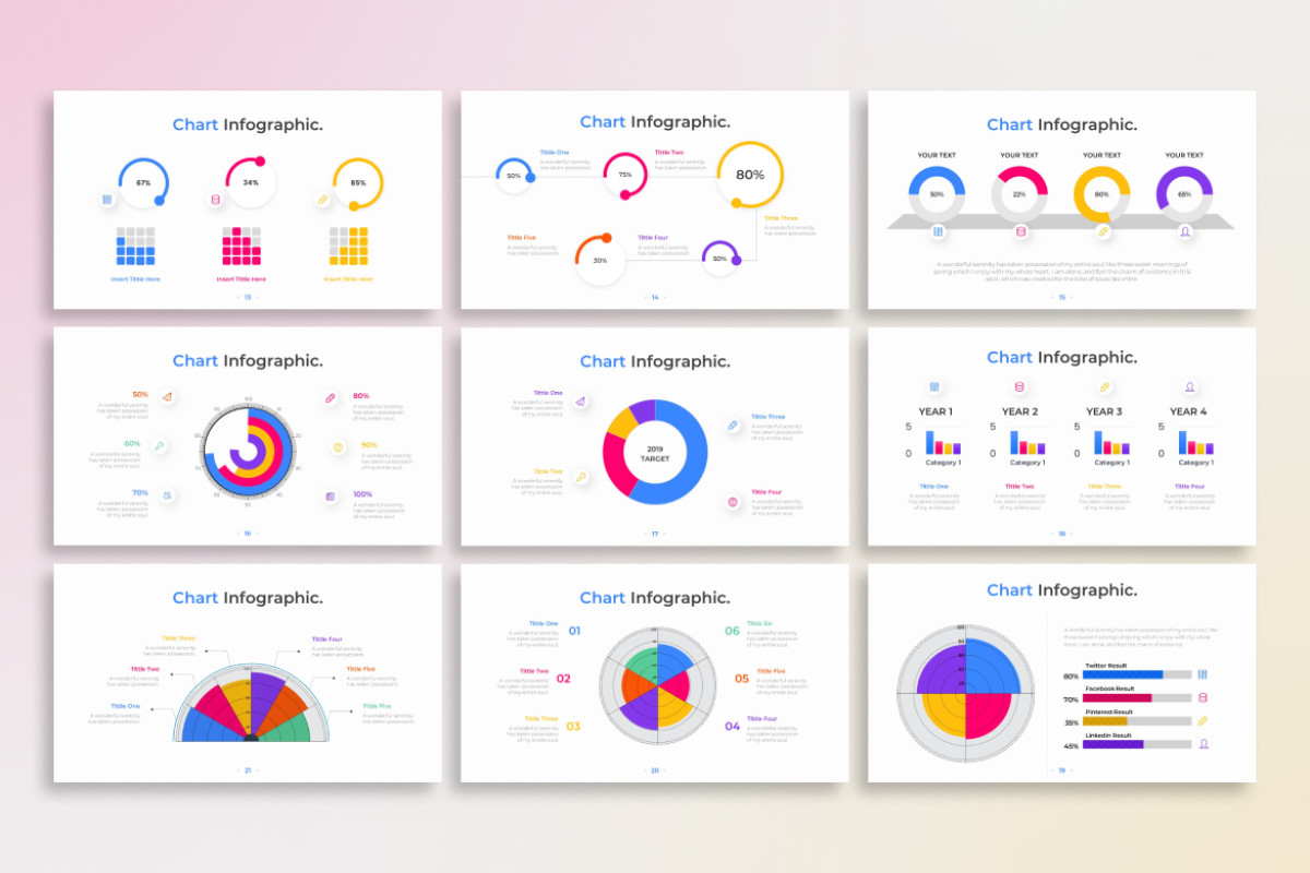 Chart PowerPoint Infographic Template | Nulivo Market