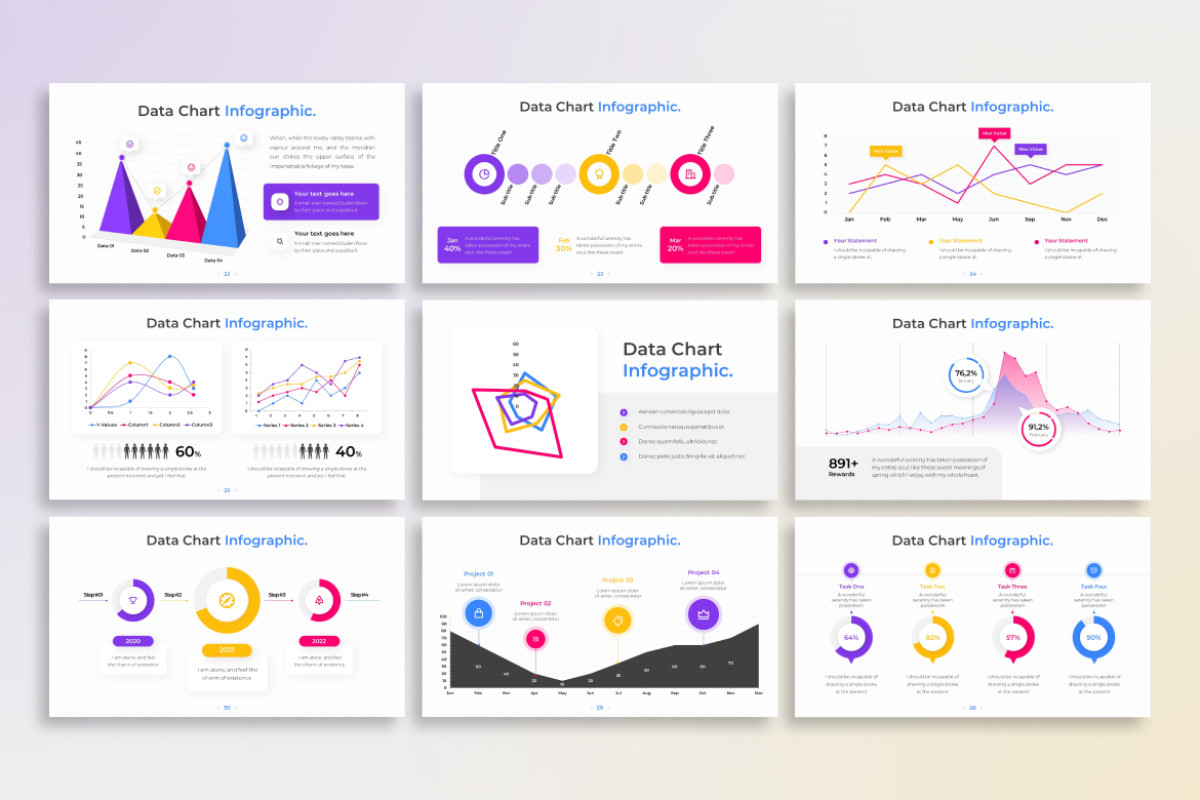 Data Chart PowerPoint Infographic Template | Nulivo Market