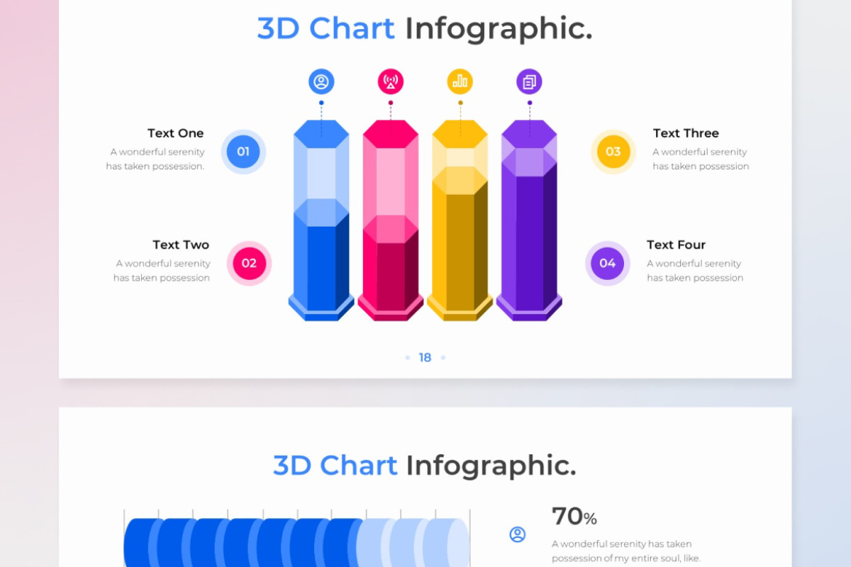 3D Chart PowerPoint Infographic Template | Nulivo Market