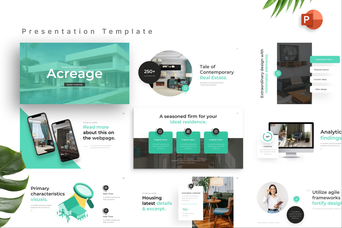 Green Minimalist Presentation Template