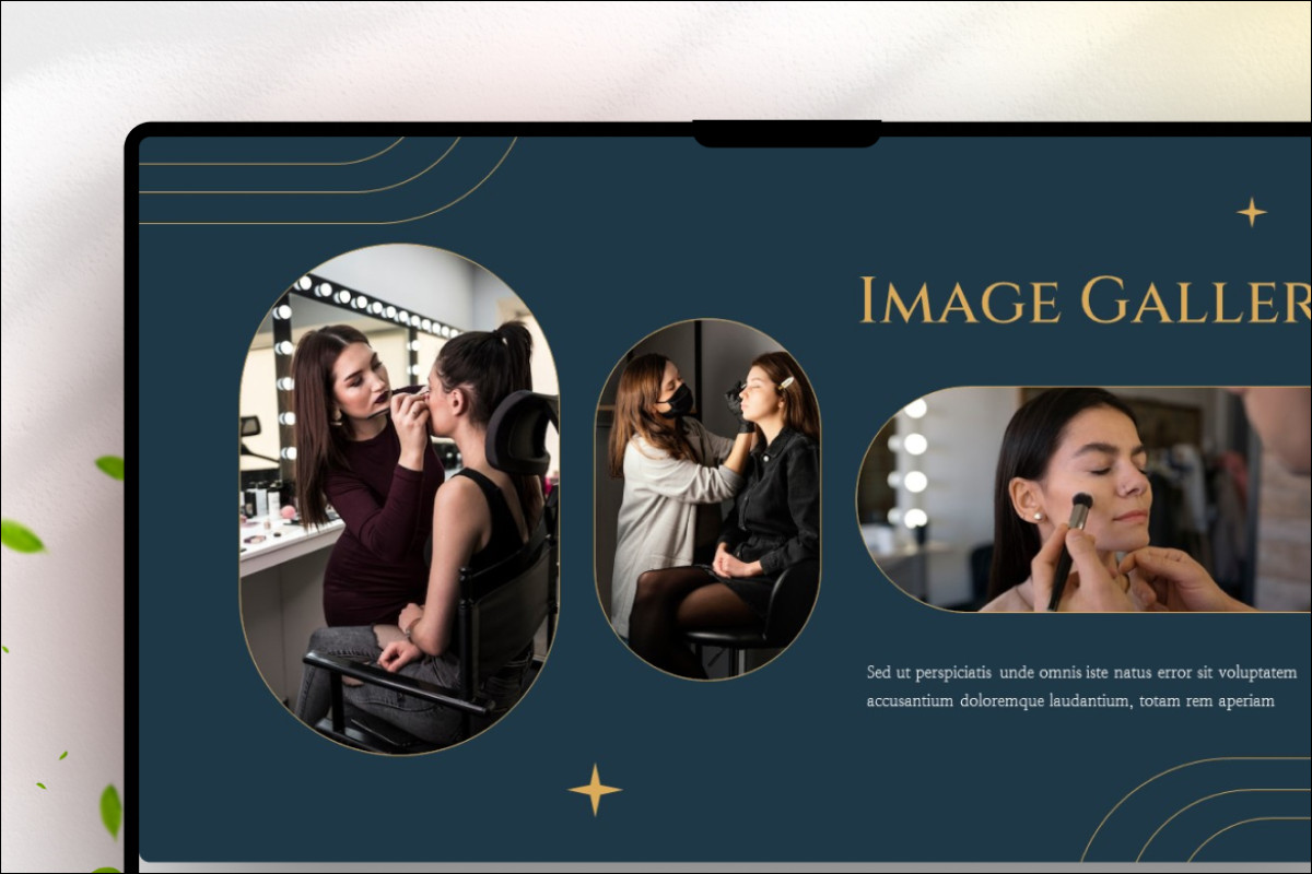 Professional Make Up Artist PowerPoint Template | Nulivo Market