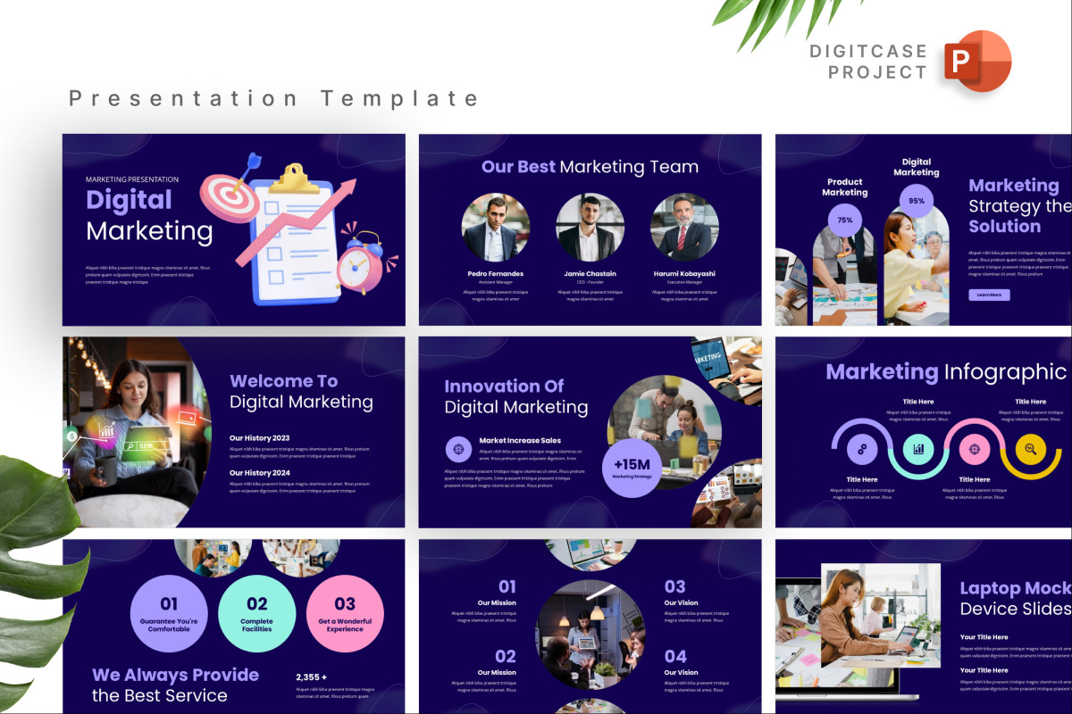 Digital Marketing Agency PowerPoint Template | Nulivo Market