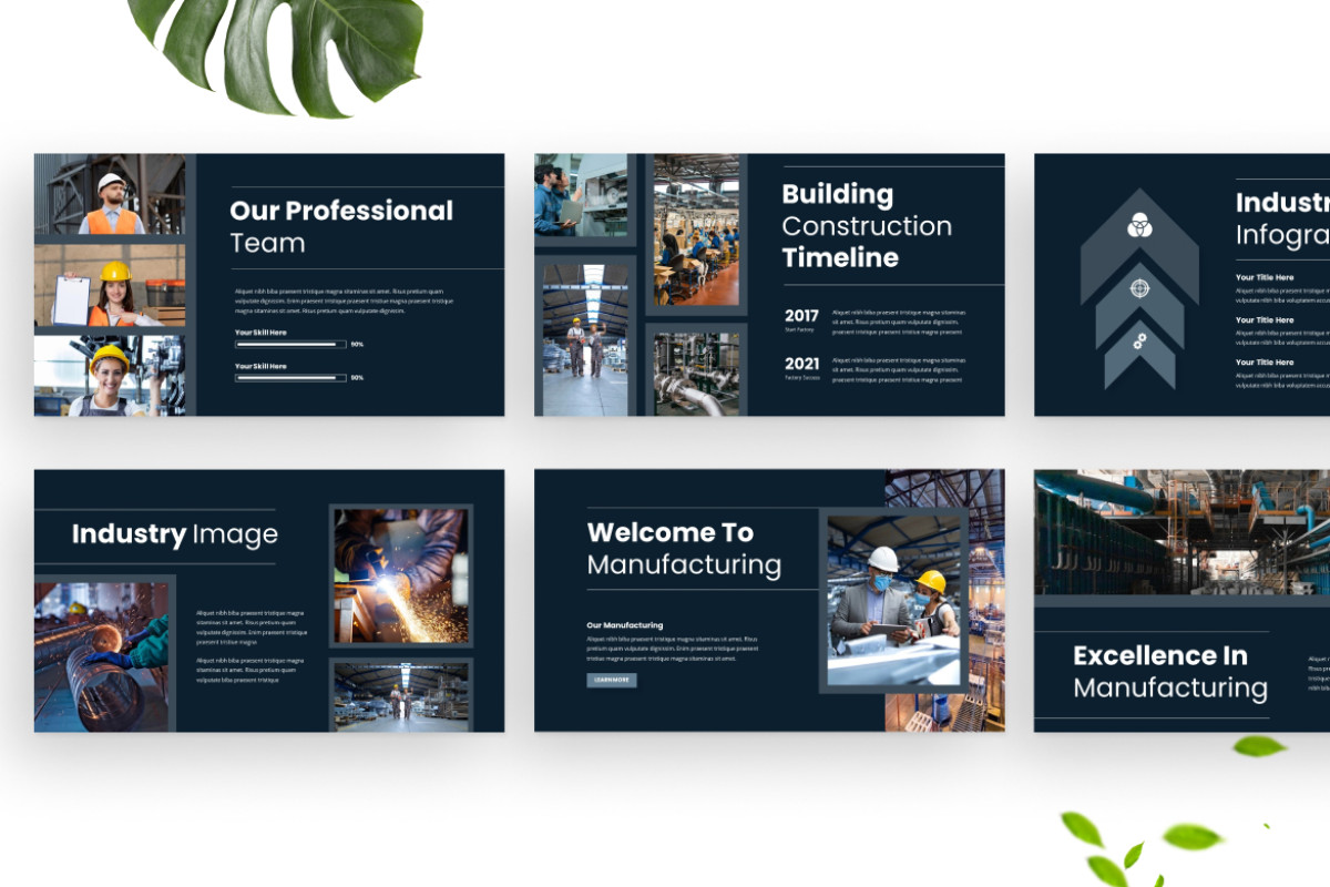 Manufacturing Powerpoint Examples Manufacturing Industry PowerPoint Template | Nulivo Market