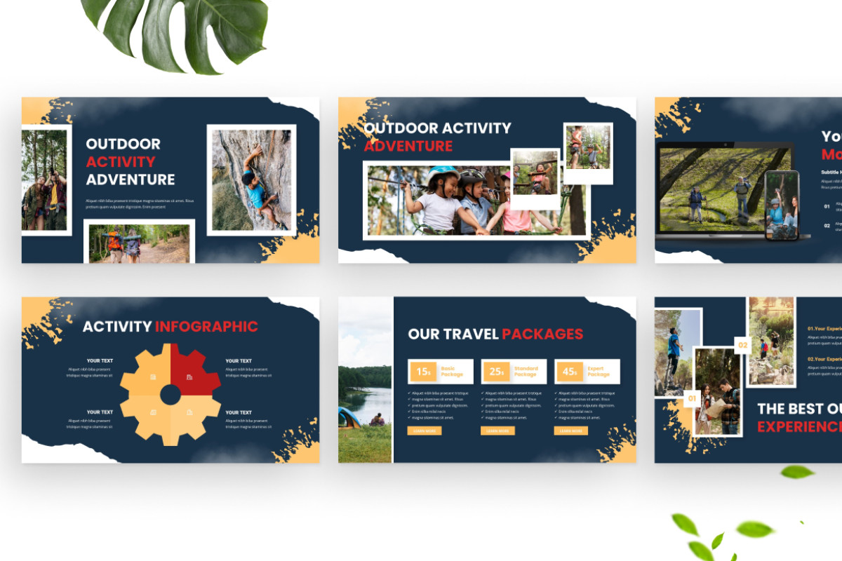 Activites Powerpoint Fun Outdoor Activities PowerPoint Template | Nulivo Market