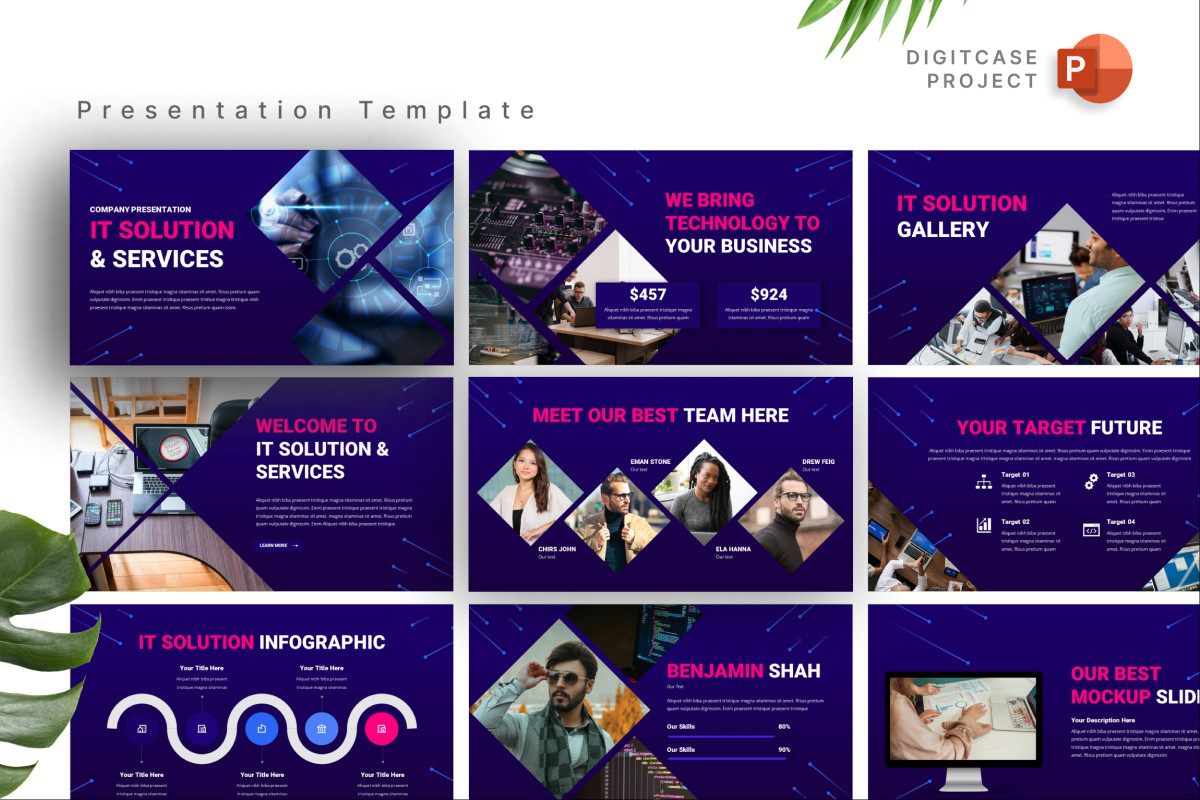 IT Solution & Services PowerPoint Template | Nulivo Market