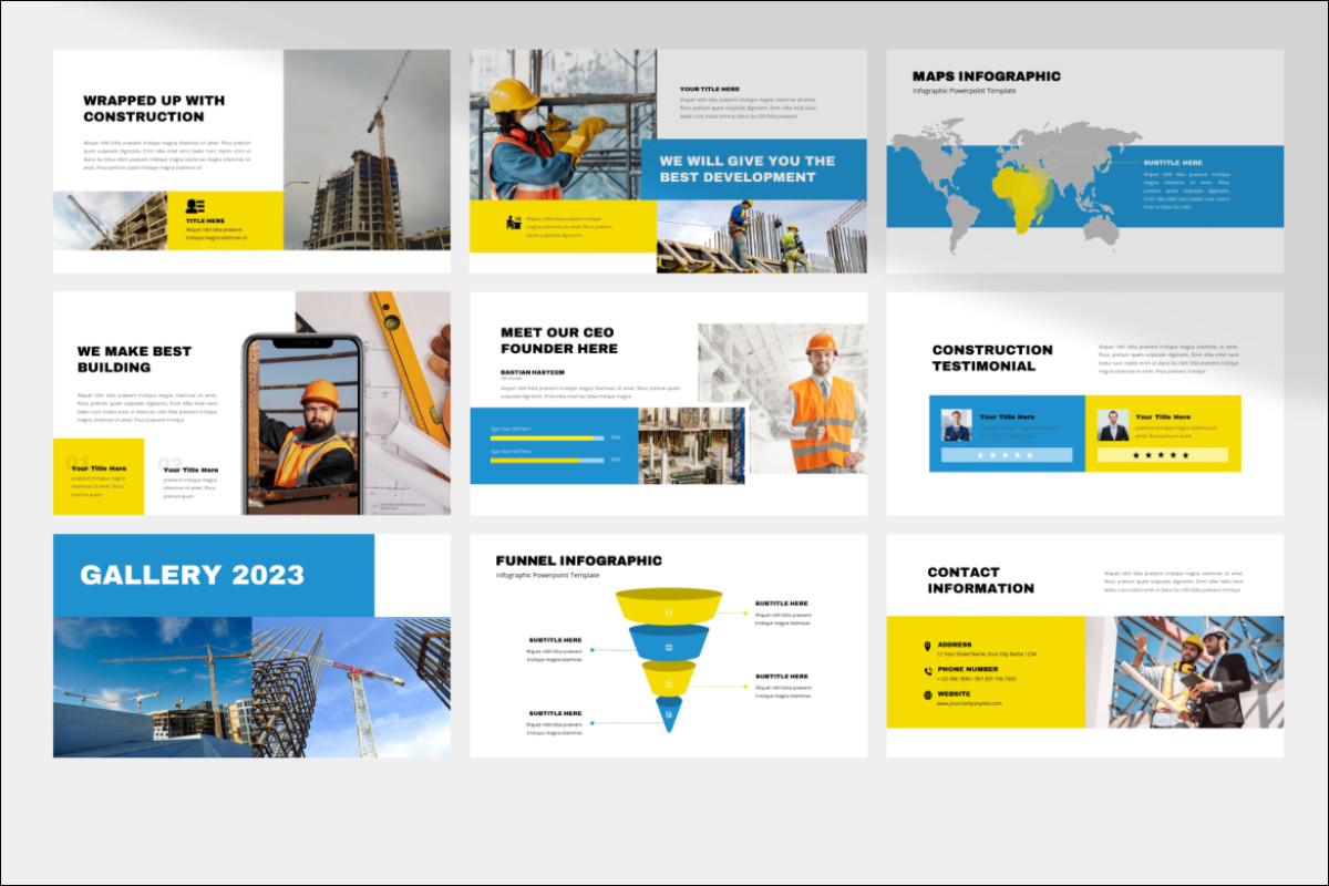 Keynotes Construction Documents Professional Construction Keynote Template | Nulivo Market