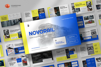 Transportation Train Powerpoint Template