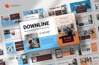 Business SOP & KPI Powerpoint Template
