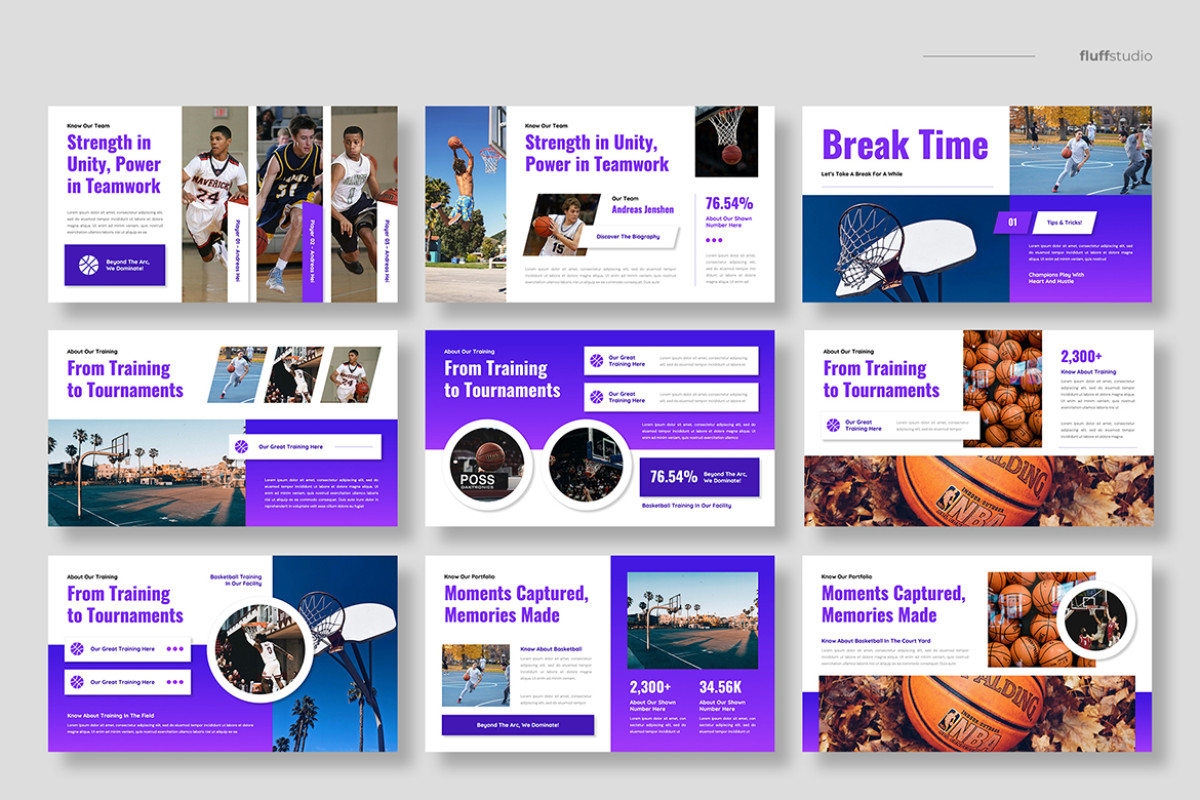 Basketball Sport Google Slides Template Nulivo Market