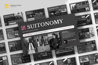Men's Fashion Google Slides Template