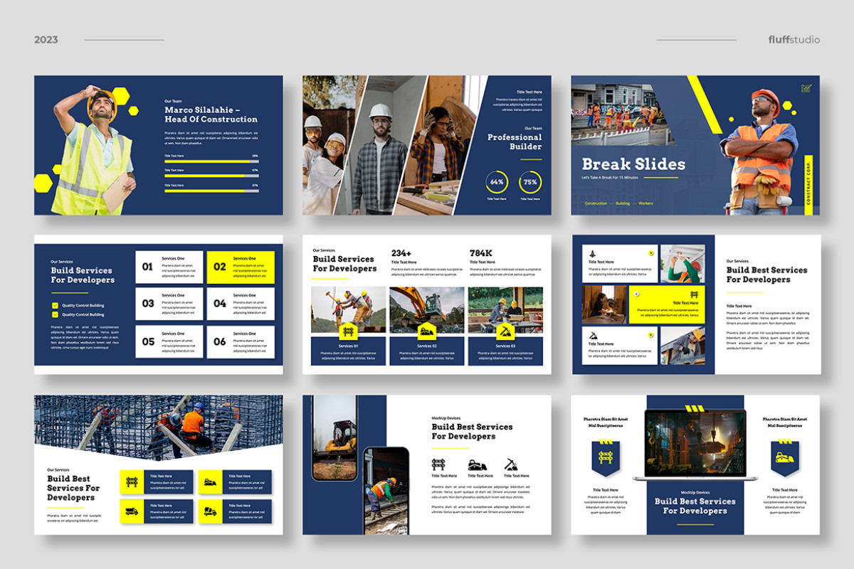 Constract - Construction & Engineering Keynote Template | Nulivo Market