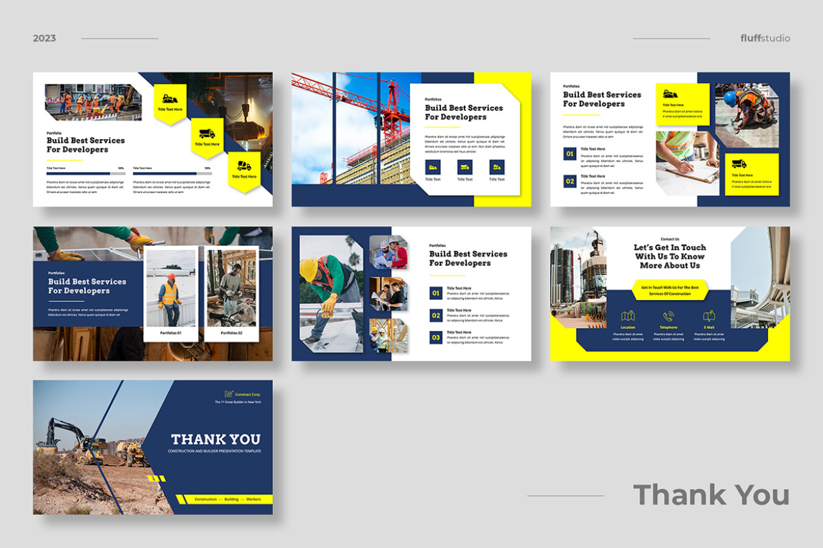 Constract - Construction & Engineering Keynote Template | Nulivo Market
