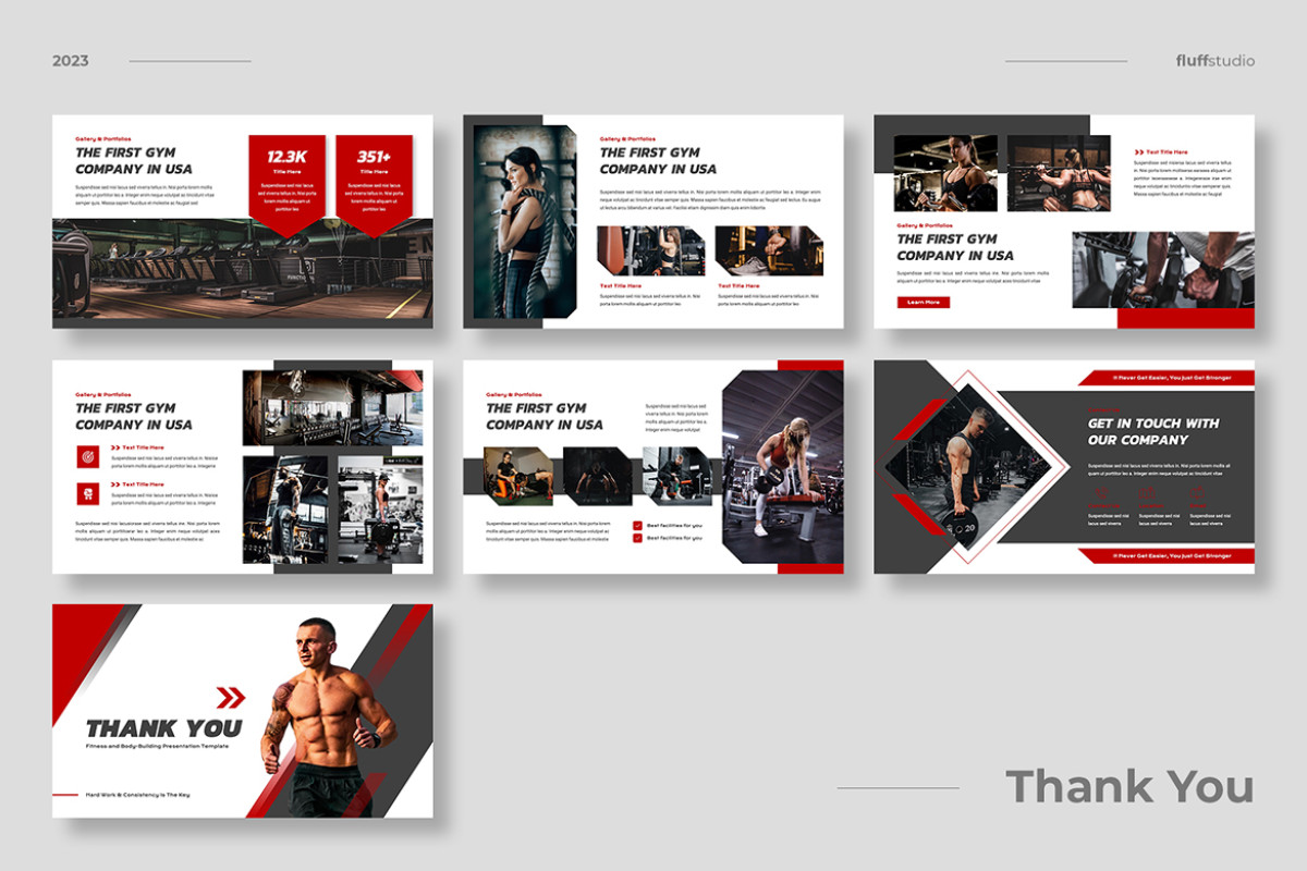 Fitnezzo - Fitness & Gym Google Slide Template | Nulivo Market