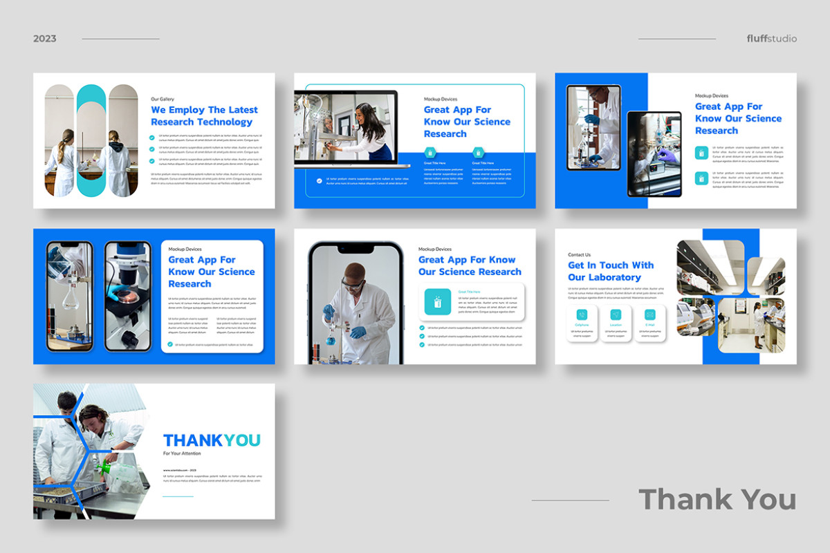 Science and Laboratory Google Slides Template | Nulivo Market