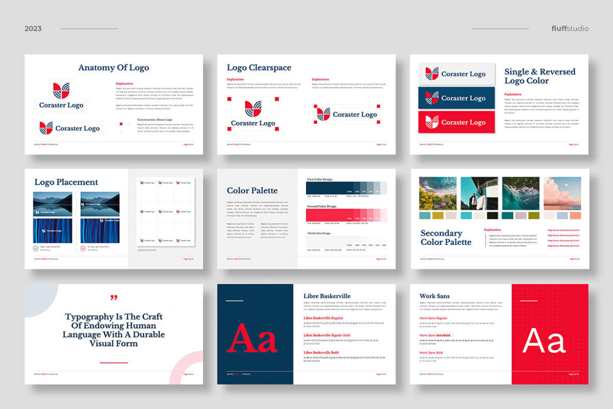 Brand Guidelines Powerpoint Template | Nulivo Market