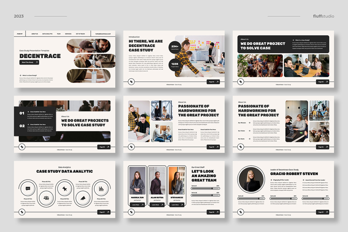Case Study Keynote Template | Nulivo Market
