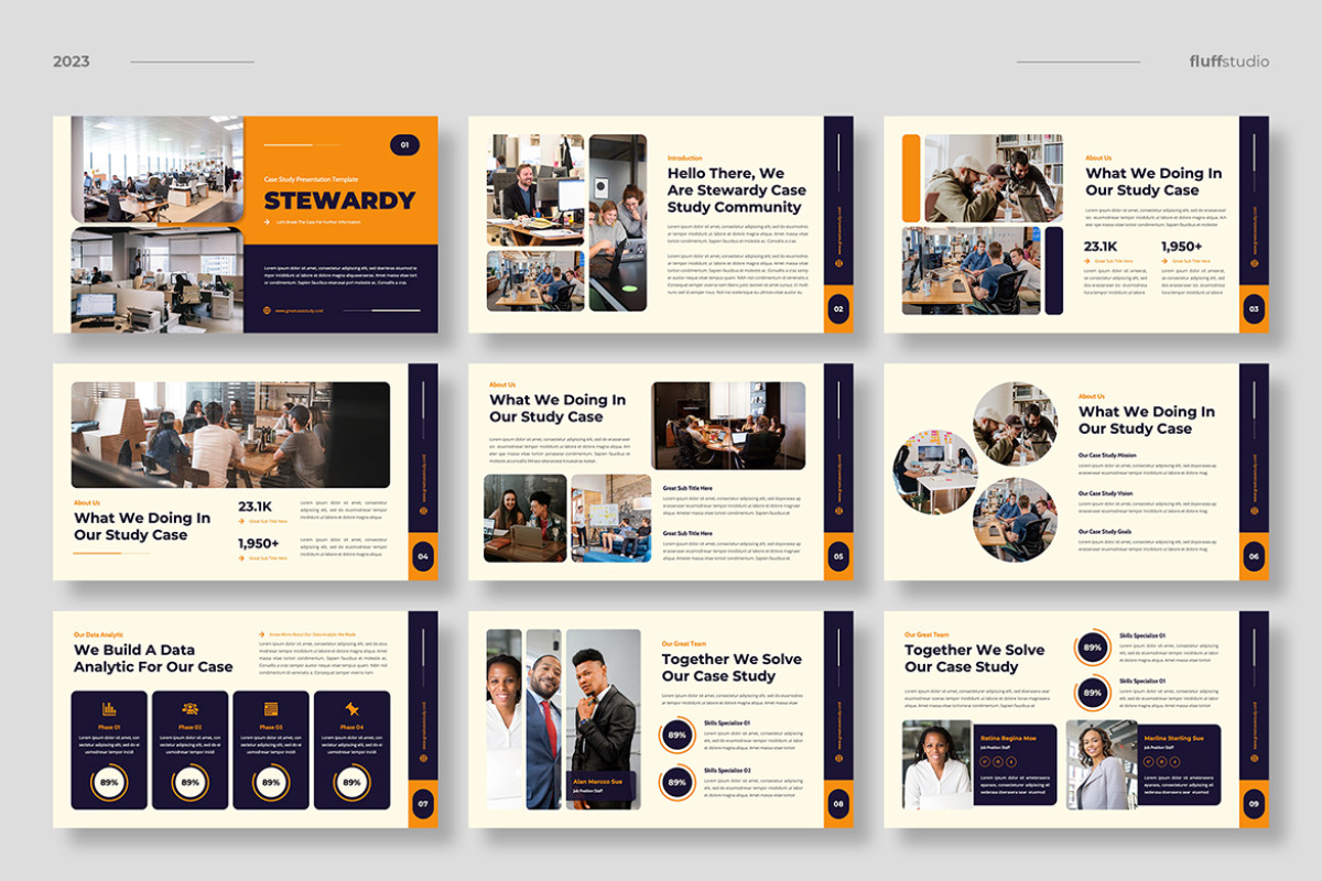 Case Study Google Slides Template Nulivo Market