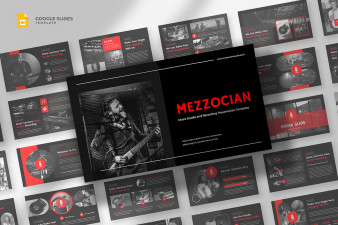 Music Production & Recording Studio Google Slides Template