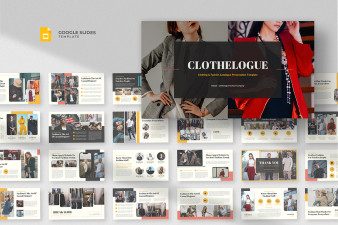 Fashion Catalogue Google Slides Template