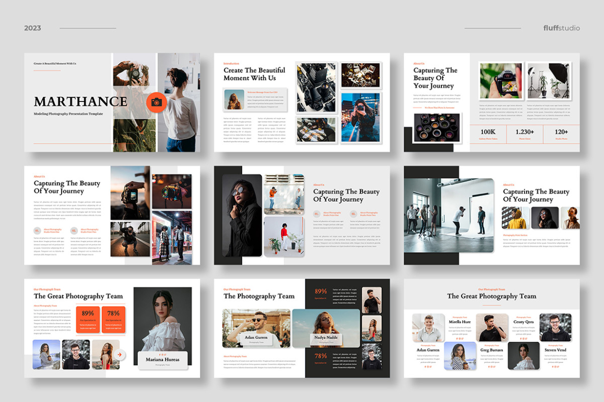 Photography Google Slides Template Nulivo Market