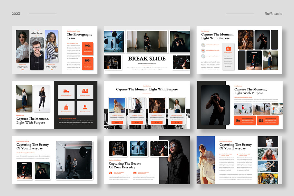 Photography Google Slides Template Nulivo Market