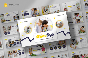 Kids & Kindergarten Google Slides Template