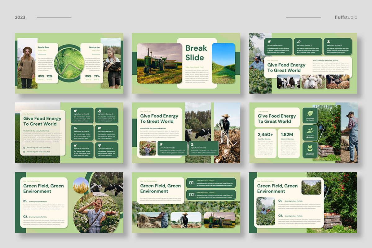 Agriculture Powerpoint Template | Nulivo Market