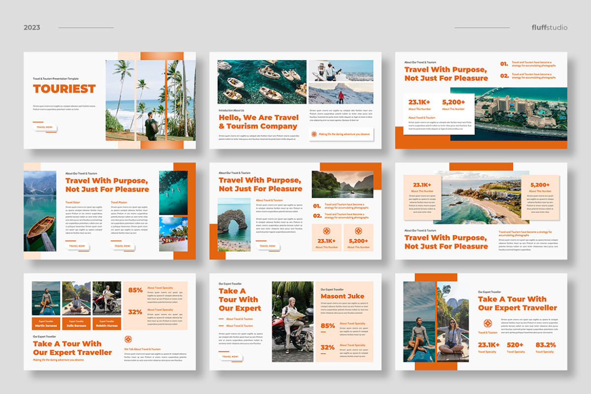 Utep Powerpoint Template Powerpoint Templates Tourism