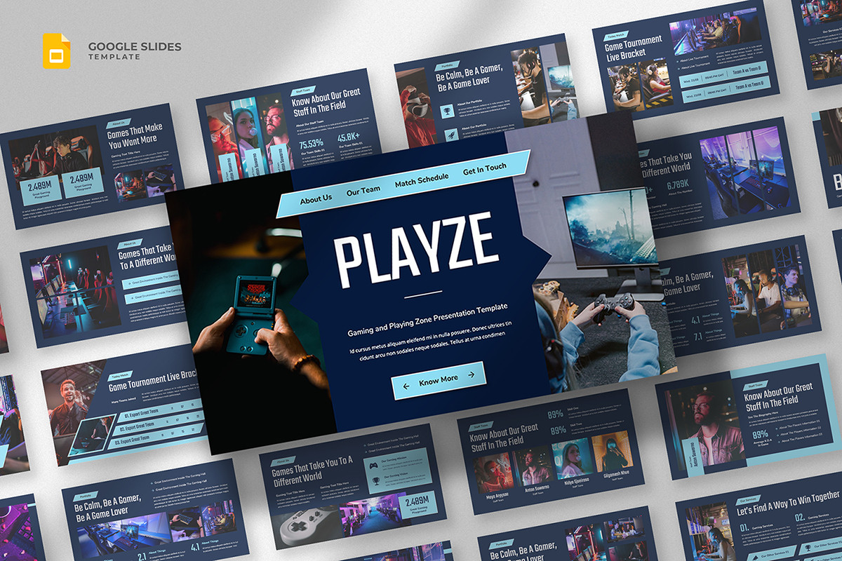 Gaming eSports Google Slides Template | Nulivo Market