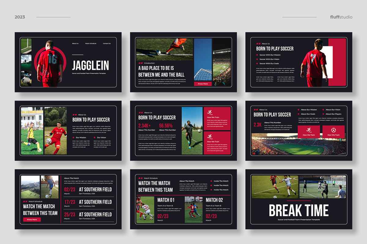 Soccer Football Powerpoint Template | Nulivo Market