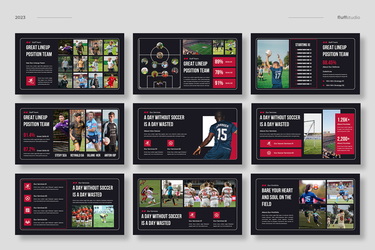 Soccer Football Powerpoint Template | Nulivo Market