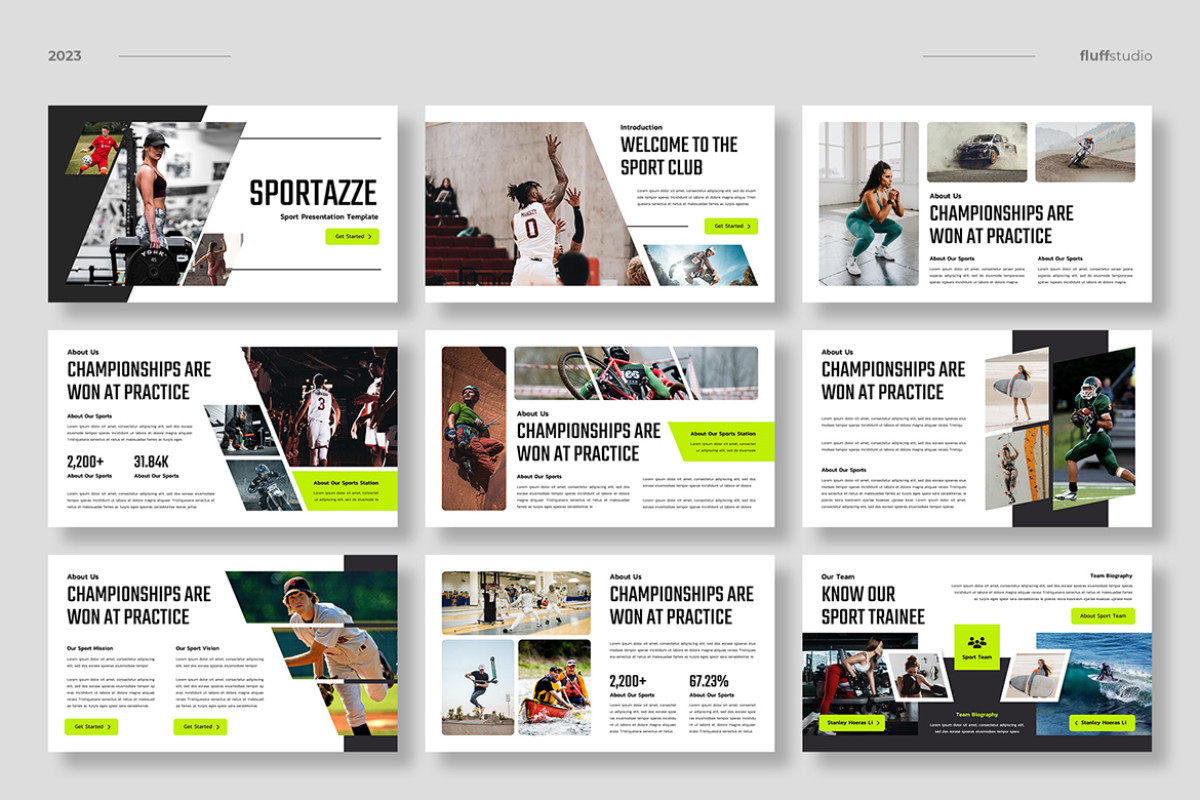 Sports Google Slides Template Nulivo Market