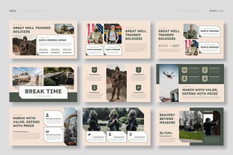 Military & Army Google Slides Template | Nulivo Market