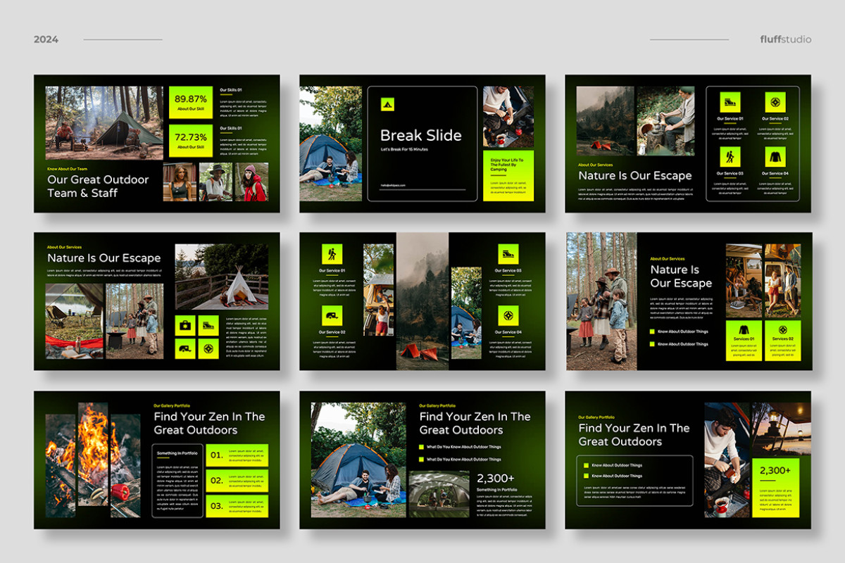 Outdoor Adventure Powerpoint Template Nulivo Market