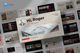 CV, Resume & Portfolio Keynote Template