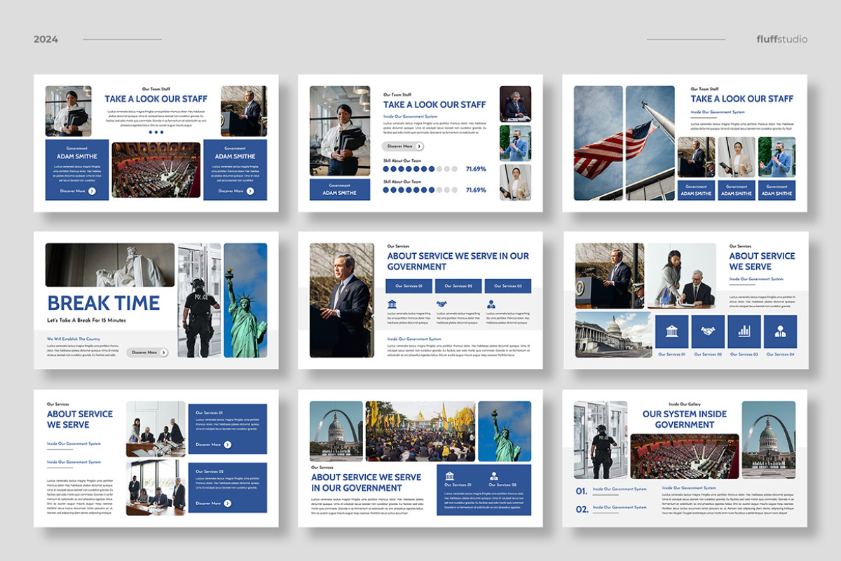 Government Institution Powerpoint Template | Nulivo Market