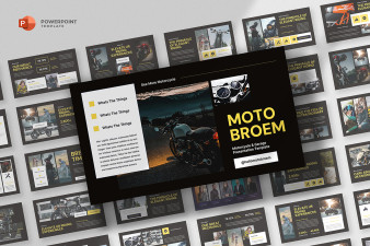 Motorcycle Powerpoint Template