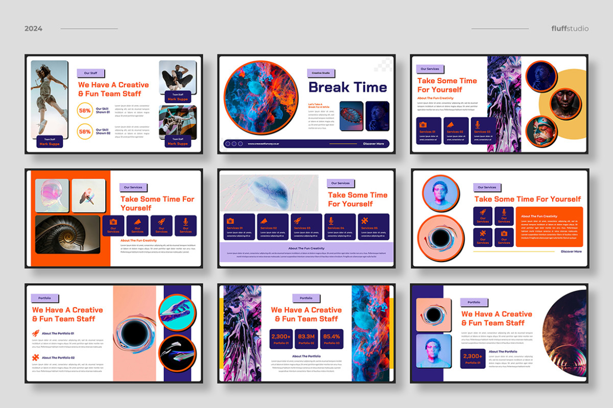 Fun & Creative Google Slides Template | Nulivo Market