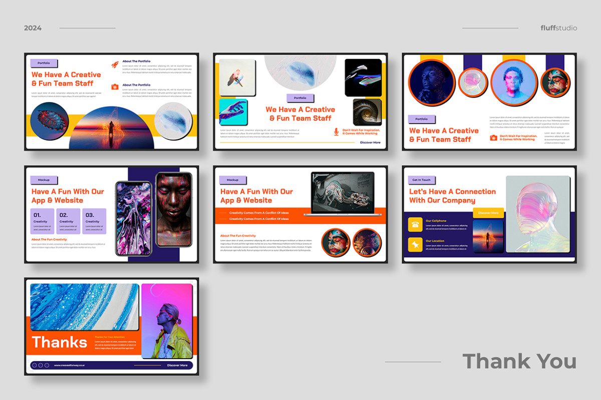 Fun & Creative Google Slides Template | Nulivo Market