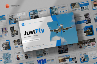 Airline Aviation Powerpoint Template