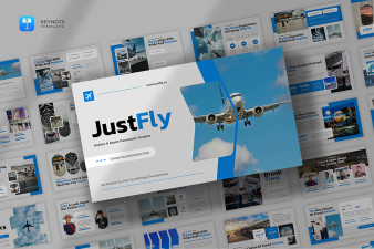 Airline Aviation Keynote Template