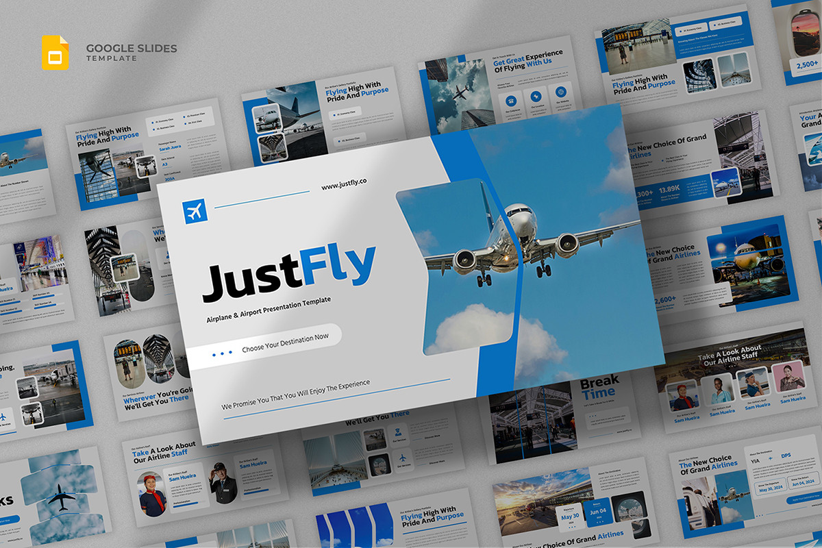 Airline Aviation Google Slides Template Nulivo Market Airline Aviation Google Slides Template Nulivo Market