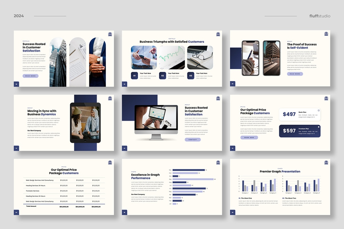 Annual Report Keynote Template | Nulivo Market