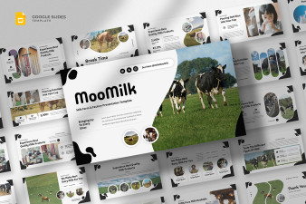 Dairy Farm & Milk Google Slides Template