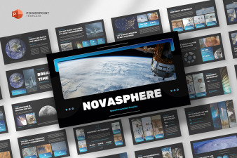 Space & Astronaut Powerpoint Template